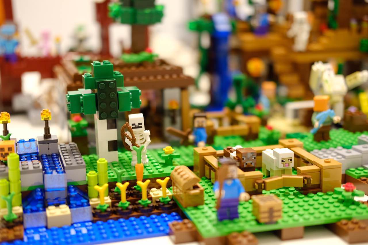 乐高 LEGO 21137 Minecraft 我的世界 山洞机关 2017速拼评测_哔哩哔哩_bilibili