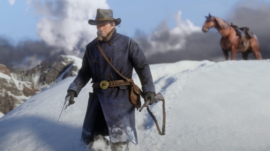 Red Dead Redemption 2 Weapons and Dead Eye Images